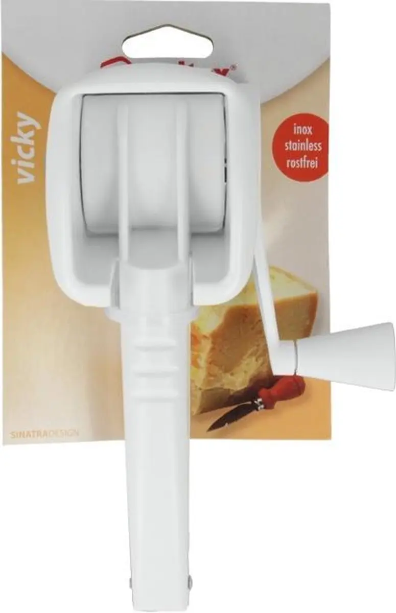 Metaltex Kaasrasp Vicky Plastiek 251615 - Wit