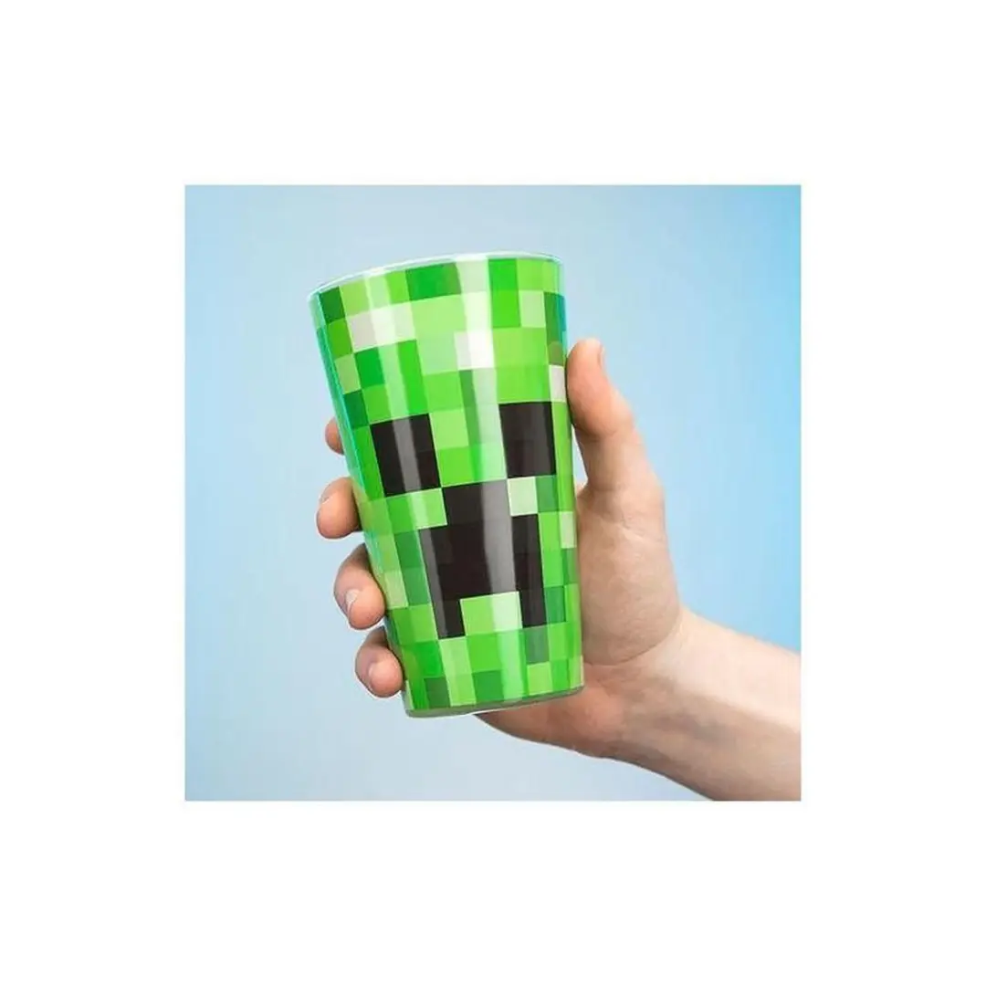 Paladone Minecraft Creeper Glas 450ml - Multi