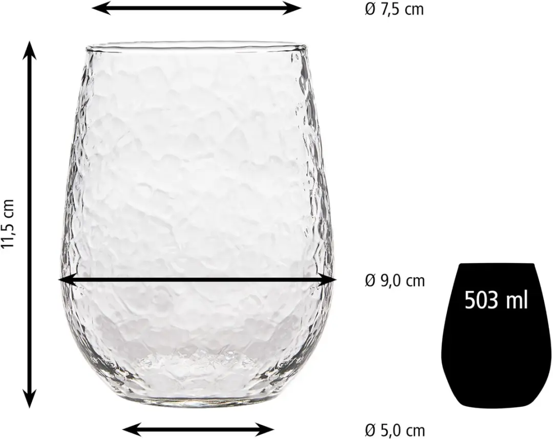 Libbey Stamloze Wijnglazen 70268 - 12 Stuks
