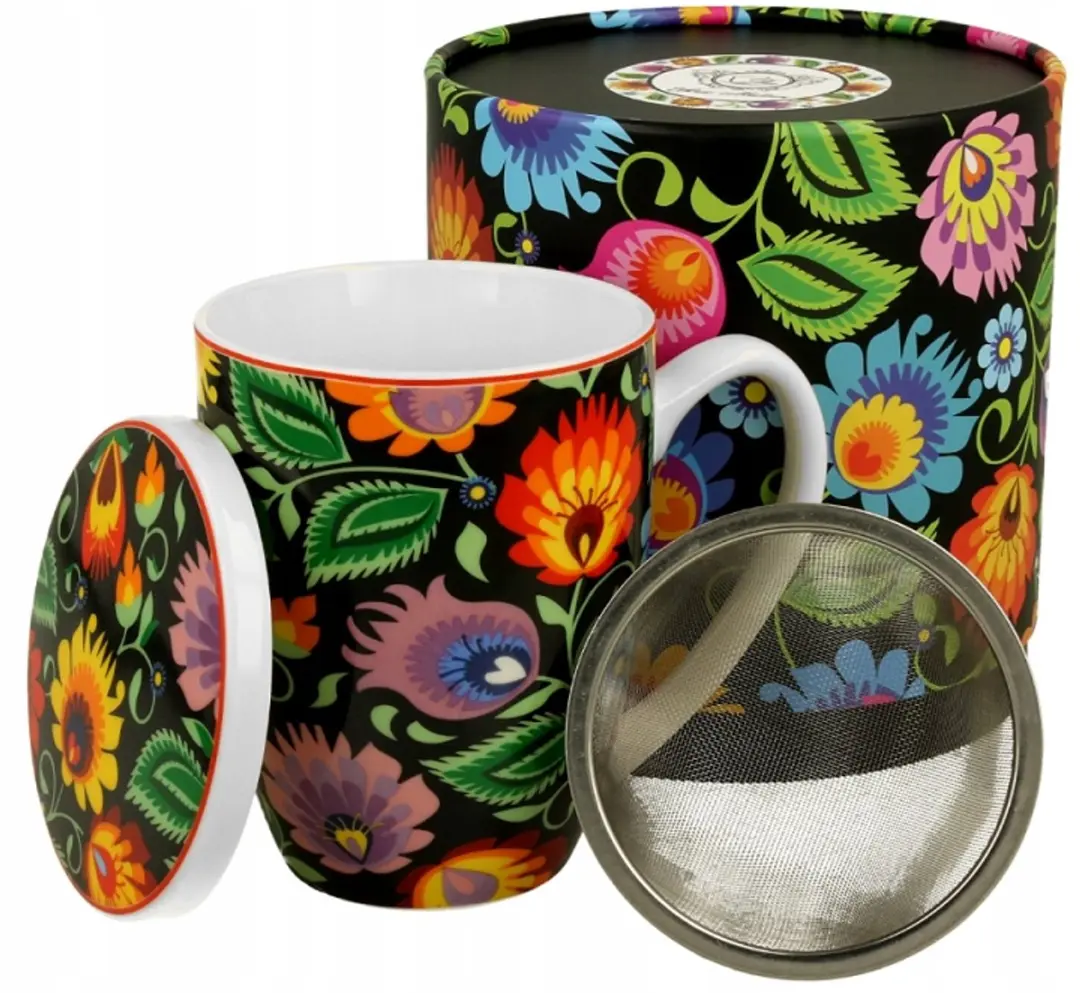 Duo Porseleinen Theemok met Infuser 380ml