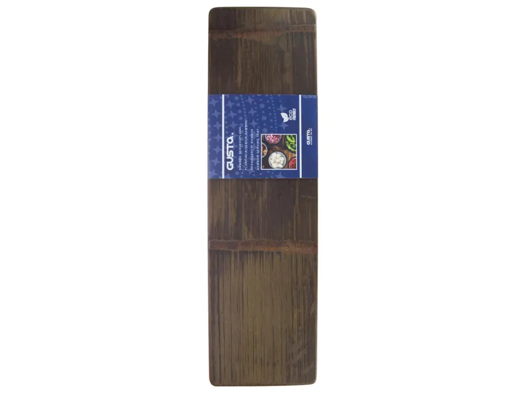 Gusta Bamboe Serveerplank 46x13x2cm - Bruin
