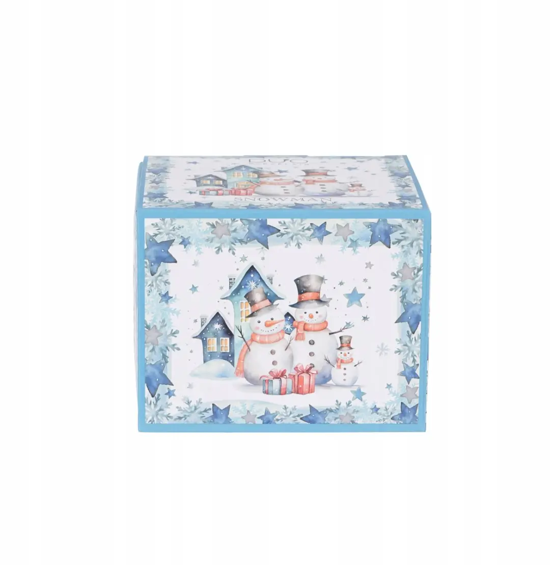 Duo Mok 430ml SNOWMAN - Crèmewit