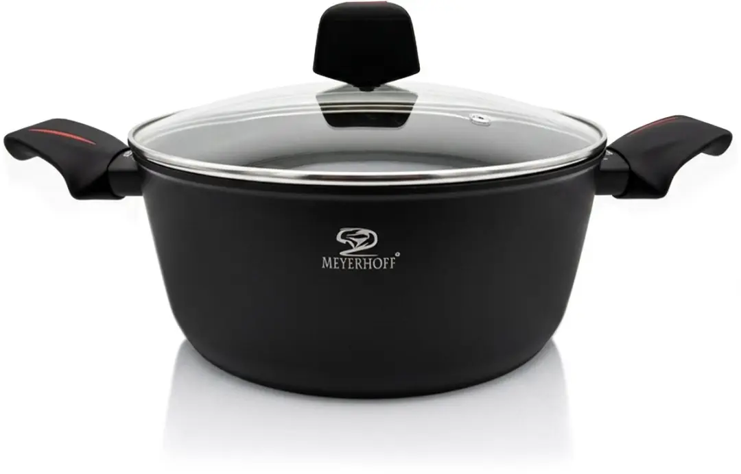 Meyerhoff Traditionele Pan 28cm - 6L - Thermo Point Handvatten