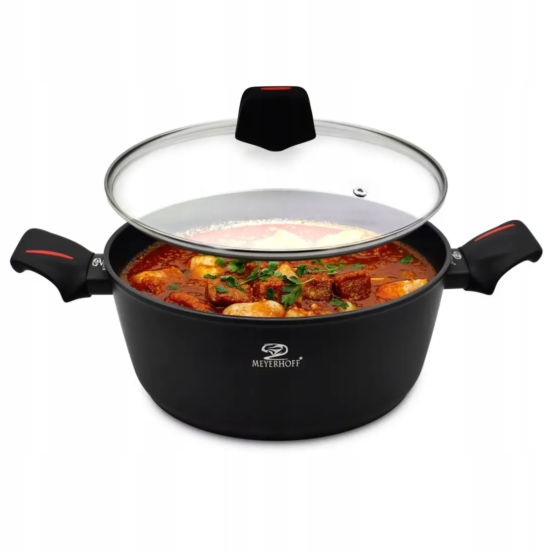 Meyerhoff Traditionele Pan 28cm - 6L - Thermo Point Handvatten