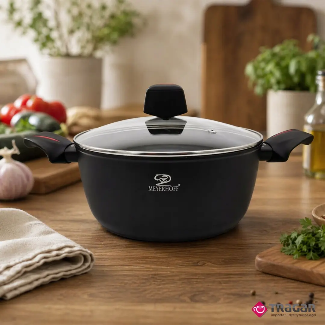Meyerhoff Traditionele Pan 28cm - 6L - Thermo Point Handvatten