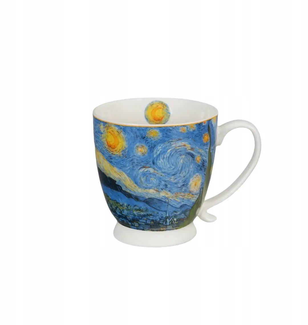 Duo Van Gogh Sterrennacht Mok 500ml - Porselein - Meerkleurig