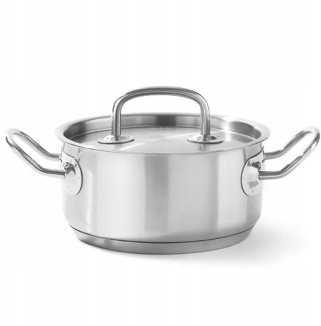 Hendi Keukenlijn Lage Kookpan 12L - 32cm RVS