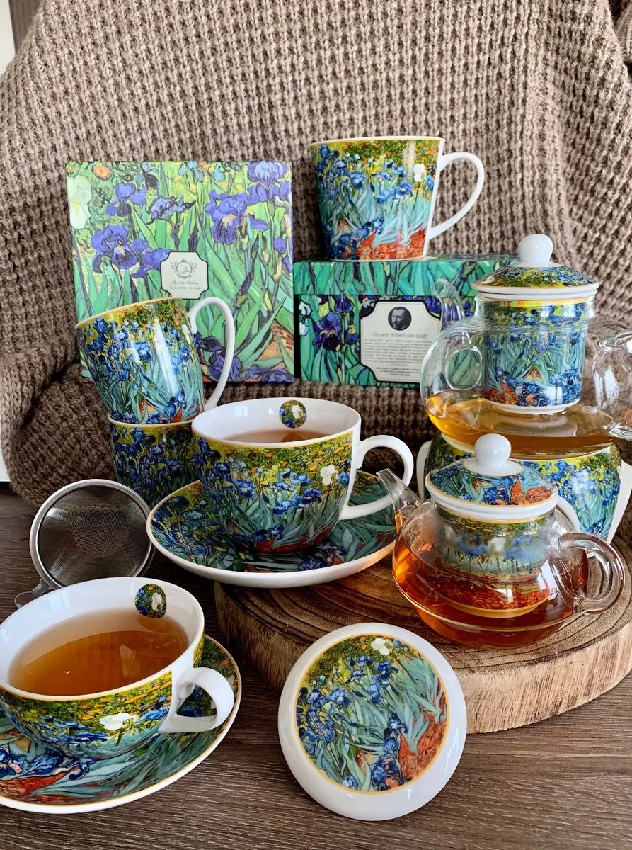 Duo Van Gogh Irissen Mok - 380ml - Bone China