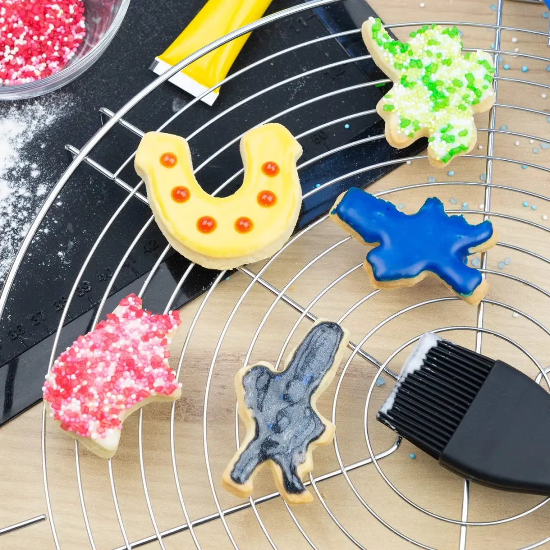Lurch Koekjesvormpjes Geluksset - 4 Stuks Roestvrij Staal