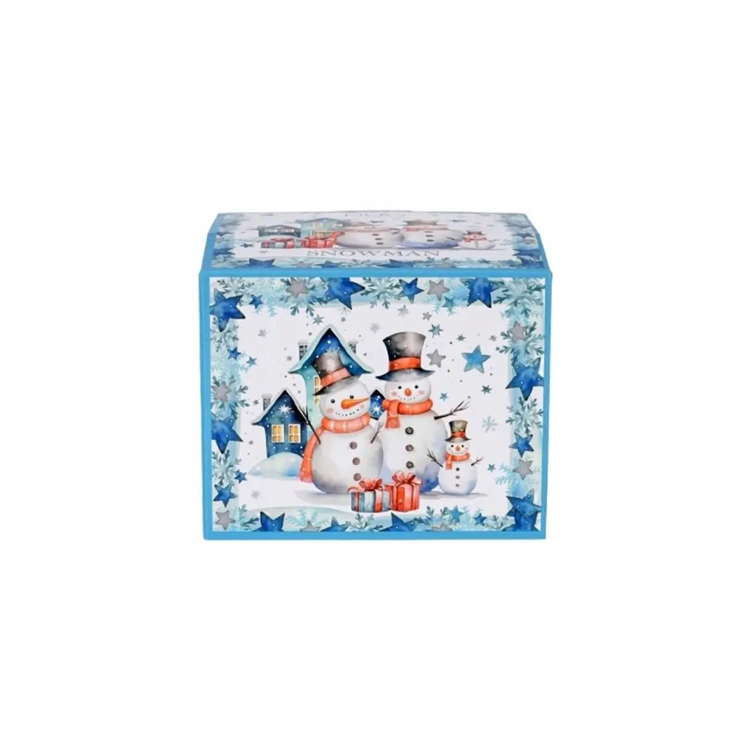 Duo Porseleinen Kerstmok Sneeuwpop 600ml - White