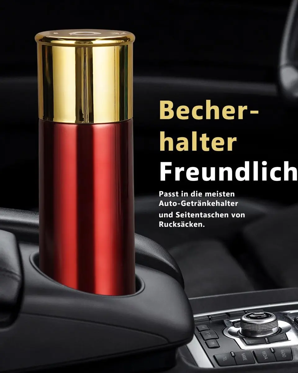 Hunter Drinkfles Roestvrij Staal 750ml - Rood - afbeelding 6 van 6