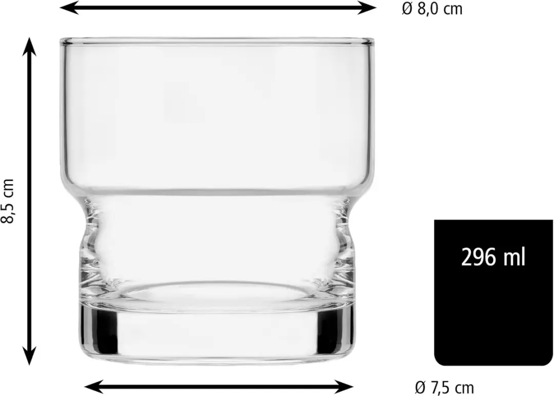 Libbey Newton Whiskyglazen 296ml - 12 Stuks - afbeelding 6 van 6