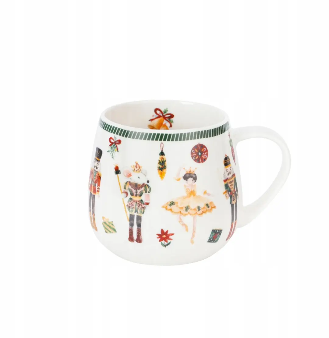 Duo Mok Christmas Nutcracker 430ml - Wit/Verkleurd