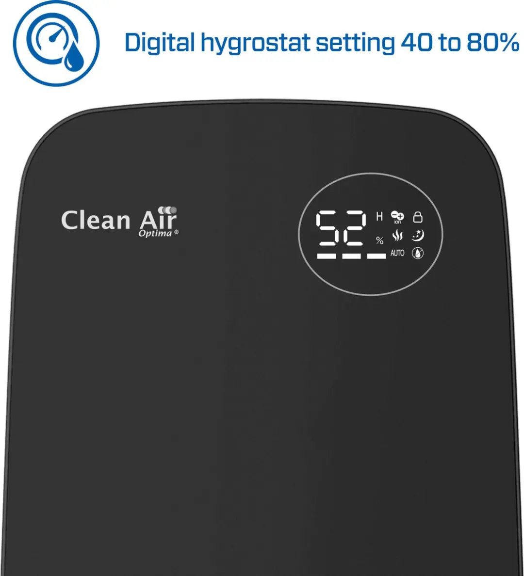 Clean Air Optima CA-606B Luchtbevochtiger - 5,5L - 65m² - Zwart