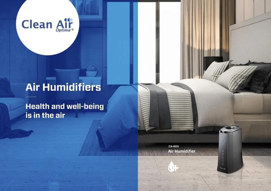Clean Air Optima CA-603 Luchtbevochtiger - 5L - 30W - Zwart - afbeelding 6 van 6