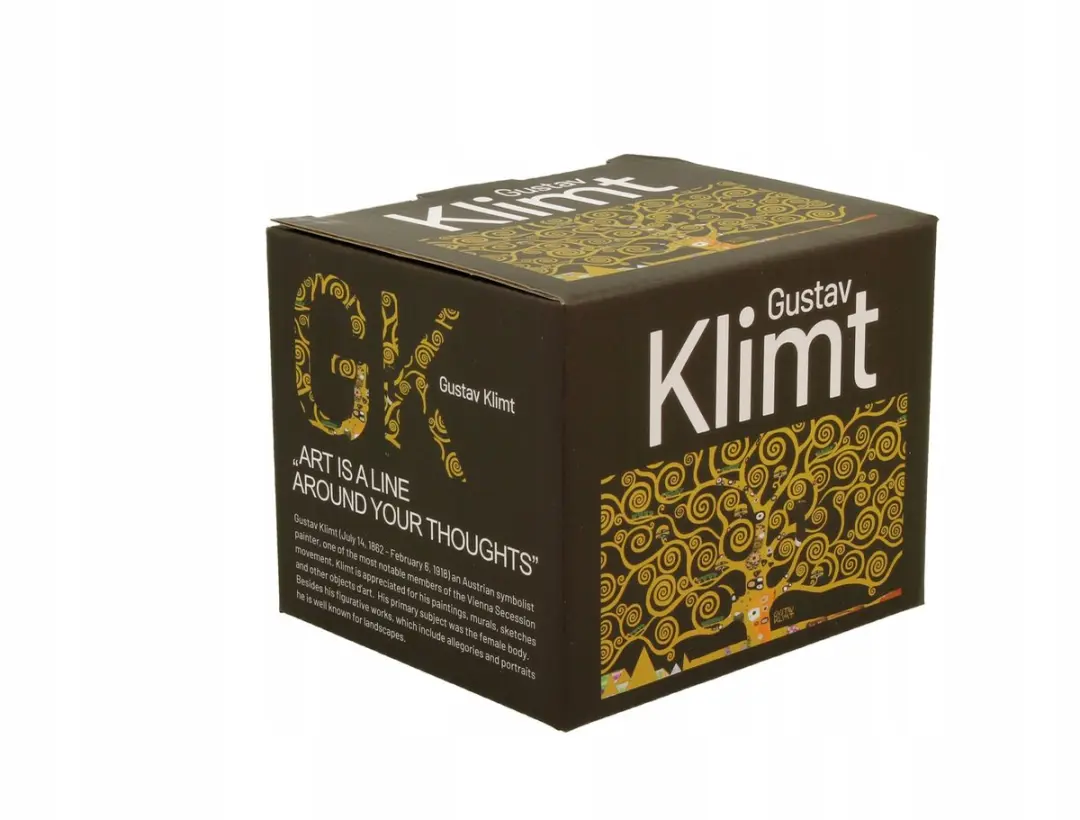 Duo Gustav Klimt Levensboom Mok 430ml - Multicolor