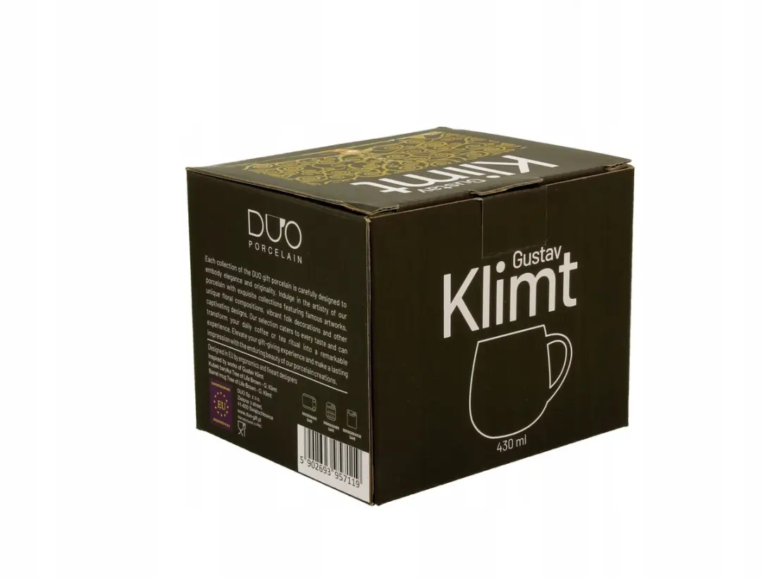 Duo Gustav Klimt Levensboom Mok 430ml - Multicolor