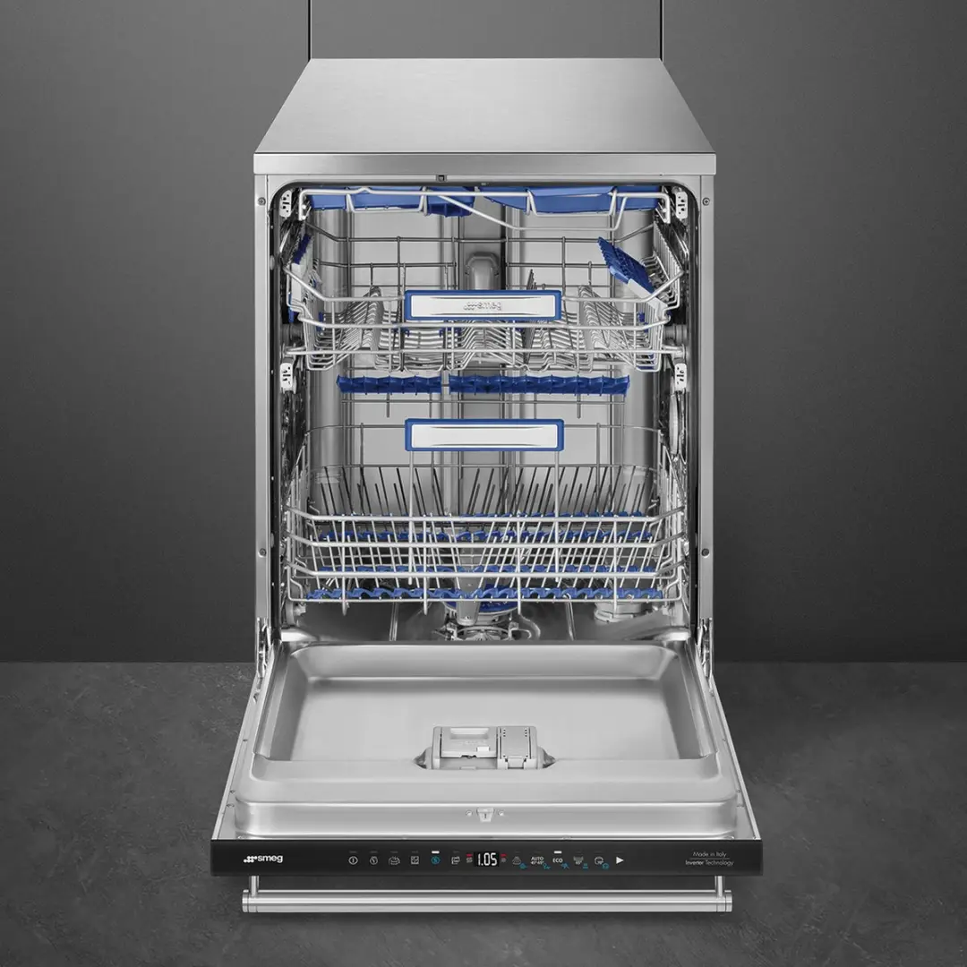 Smeg LVS345BQSTX Vrijstaande Vaatwasser 14 Couverts - RVS - afbeelding 5 van 6