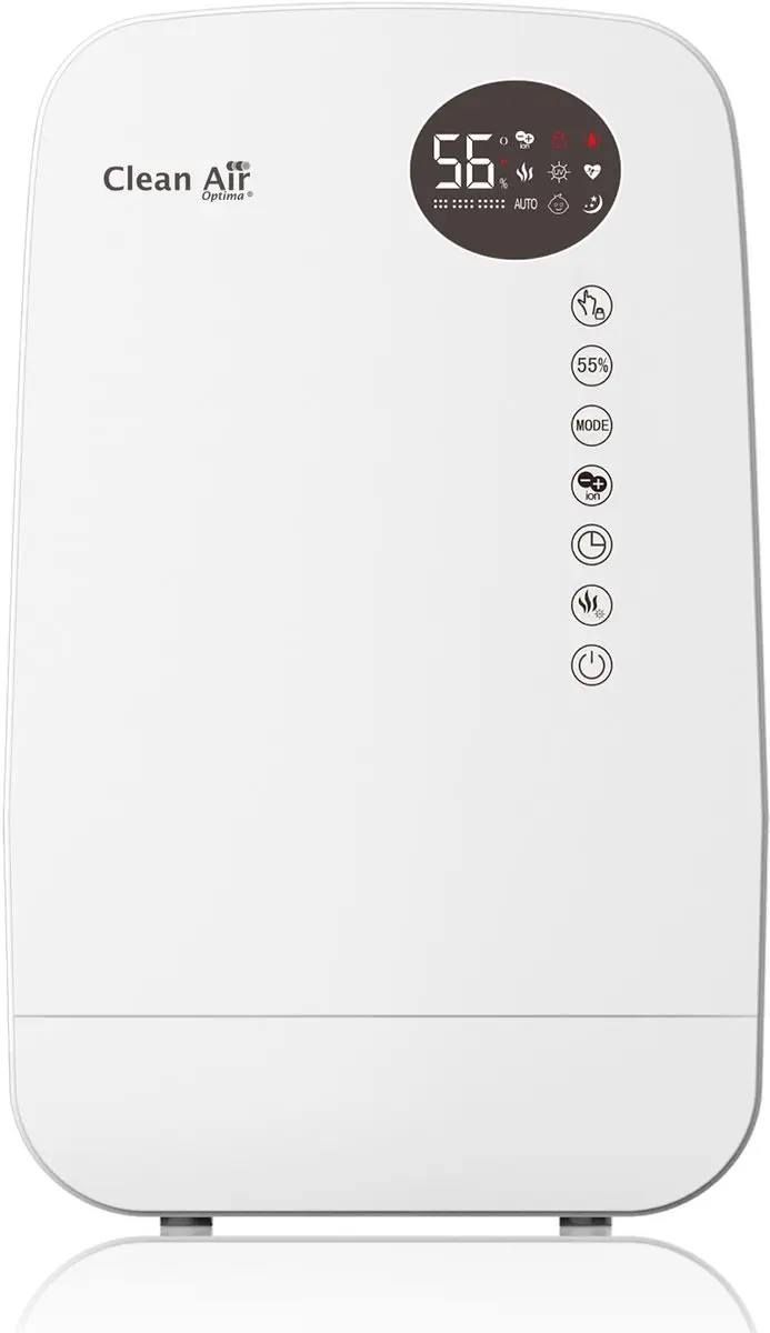 Clean Air Optima CA-607W Smart Luchtbevochtiger - 5,5L - Parelwit