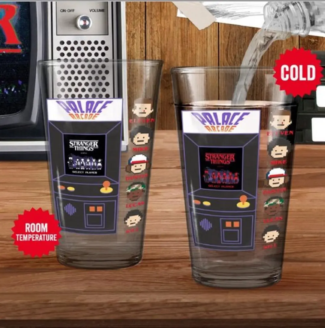 Paladone Stranger Things Arcade Glas - 0.45L - PP10172ST