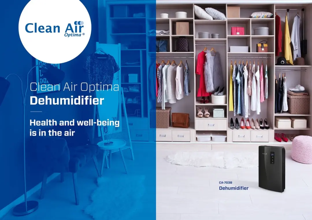 Clean Air Optima CA-703B Luchtontvochtiger 700ml/dag - Zwart