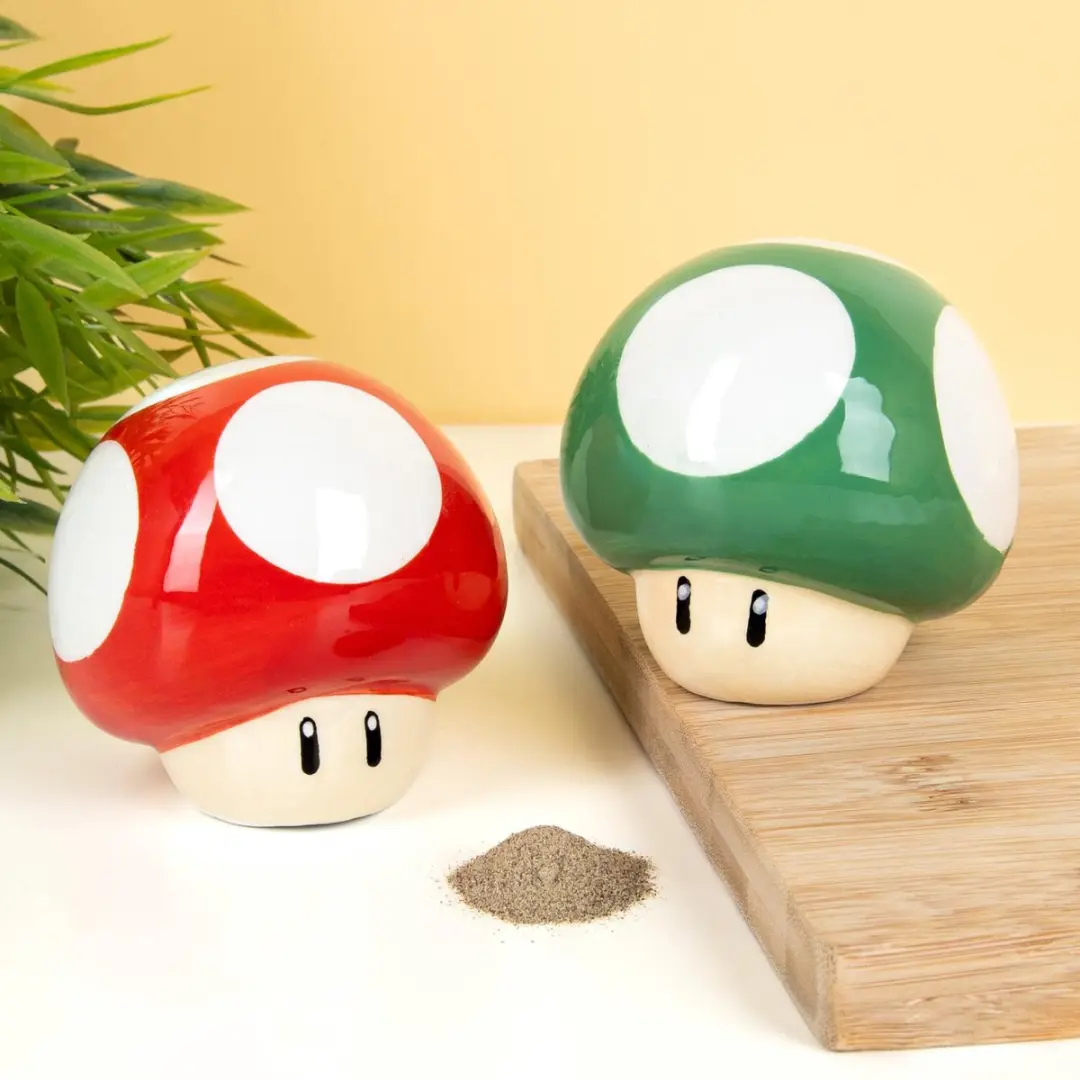 Paladone Super Mario Mushroom PP13410NN Peper- en Zoutstel