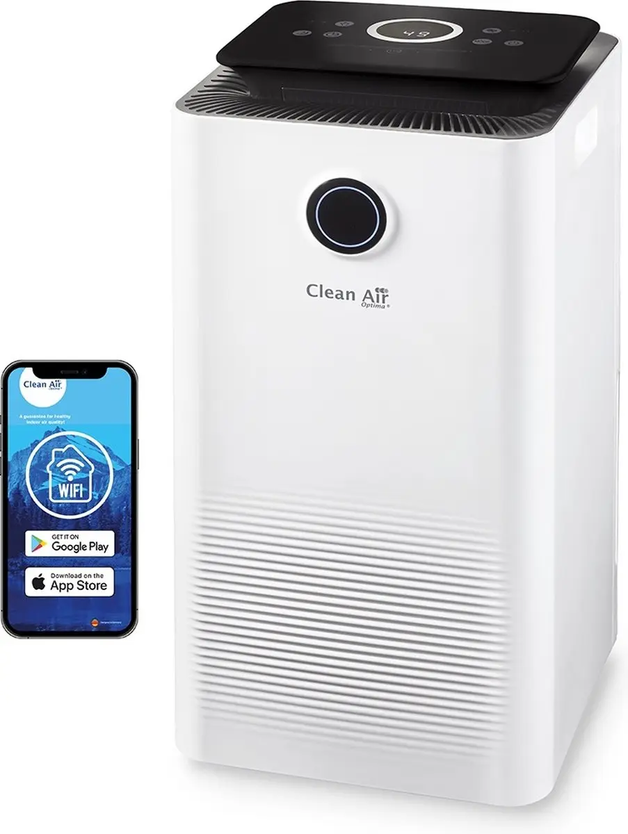 Clean Air Optima CA-704 Smart Filterset - HEPA & Koolstoffilter - Wit/Blauw