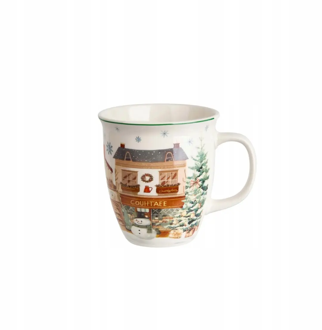 Duo Mok 650ml Kerstcollectie - Crèmekleurig