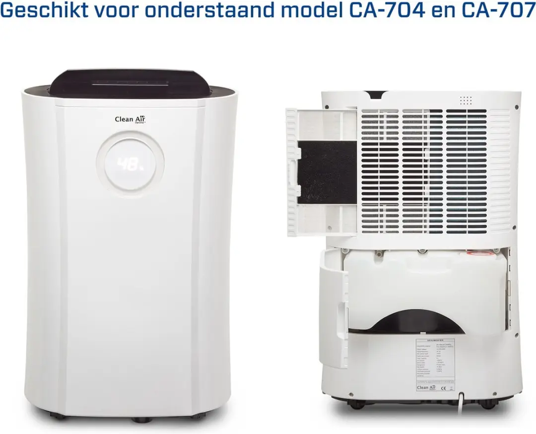 Clean Air Optima Actiefkoolstoffilter CA-704/CA-707 - Zwart