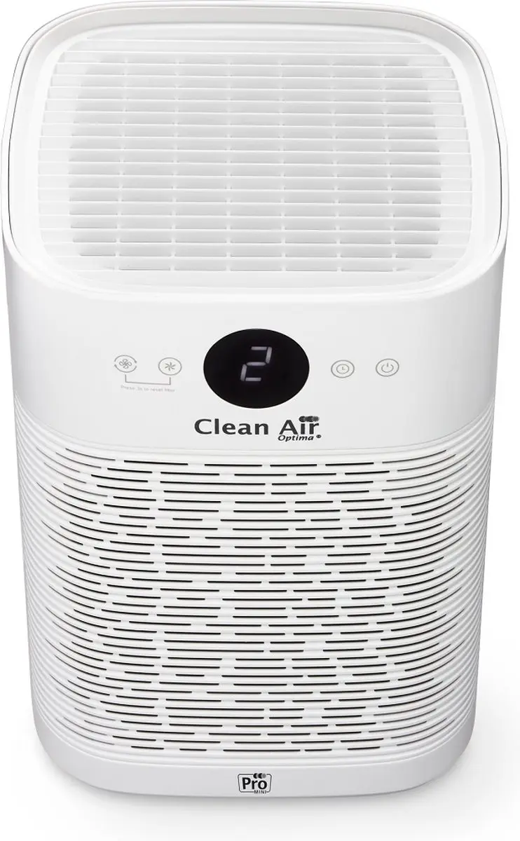 Clean Air Optima CA-502Pro Mini Luchtreiniger - 9-voudig HEPA-filter - 16W - Wit