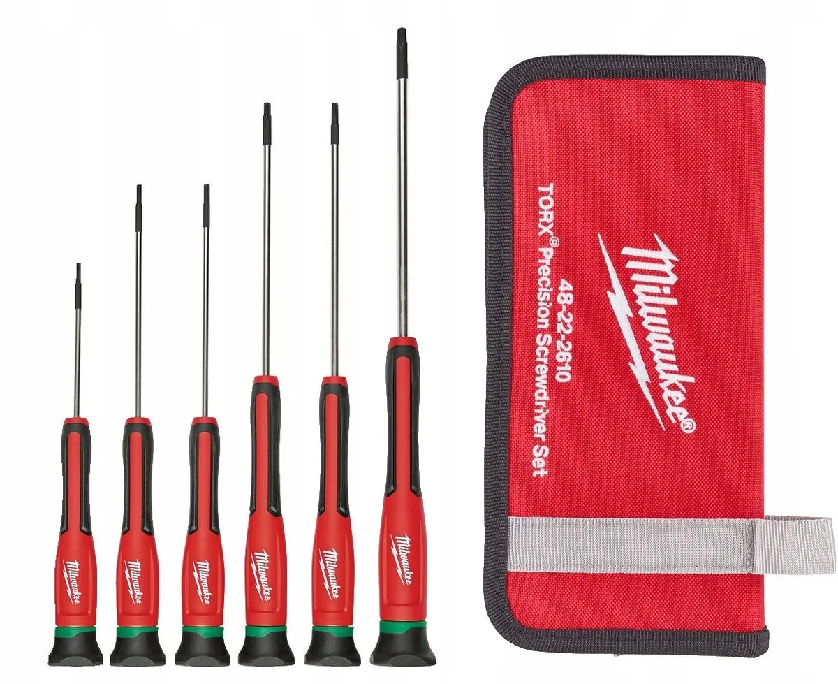 Milwaukee Torx Precisie Schroevendraaierset 6-delig T6-T10