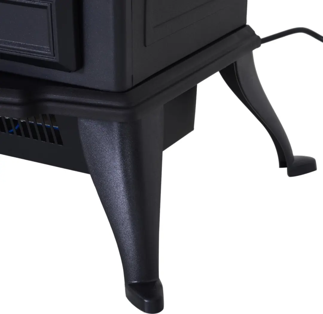 Homcom Elektrokamin L45xB28,5xH54cm - 2000W - Zwart
