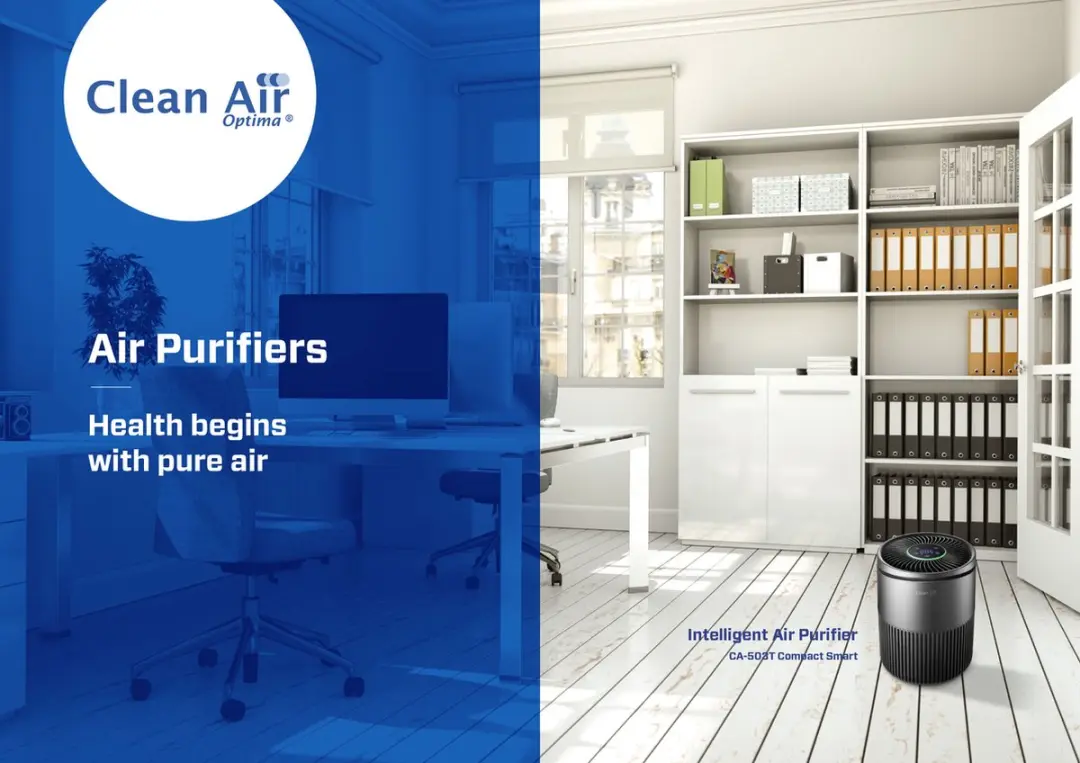 Clean Air Optima CA-503T Compact Smart Luchtreiniger - 30m² - Titanium