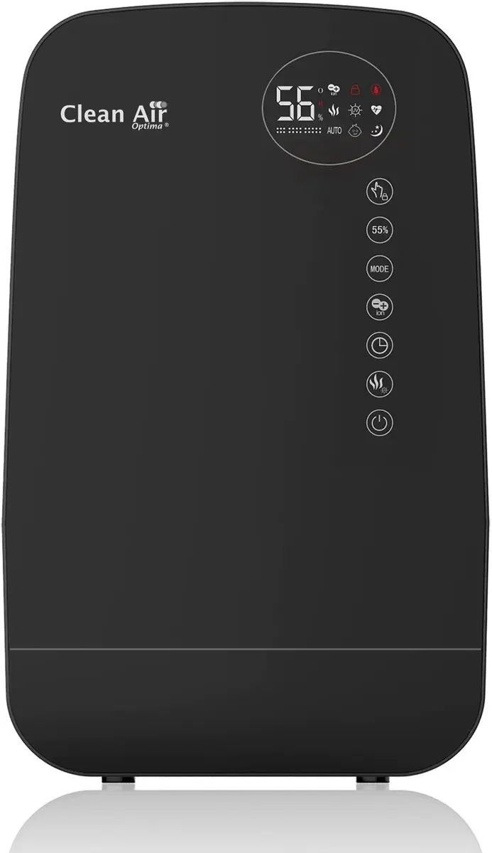 Clean Air Optima CA-607B Smart Luchtbevochtiger - 5,5L - 65m² - Zwart