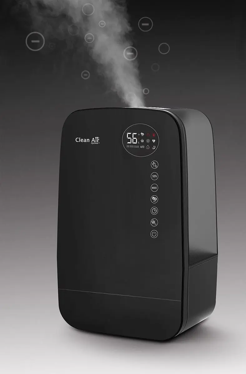 Clean Air Optima CA-607B Smart Luchtbevochtiger - 5,5L - 65m² - Zwart