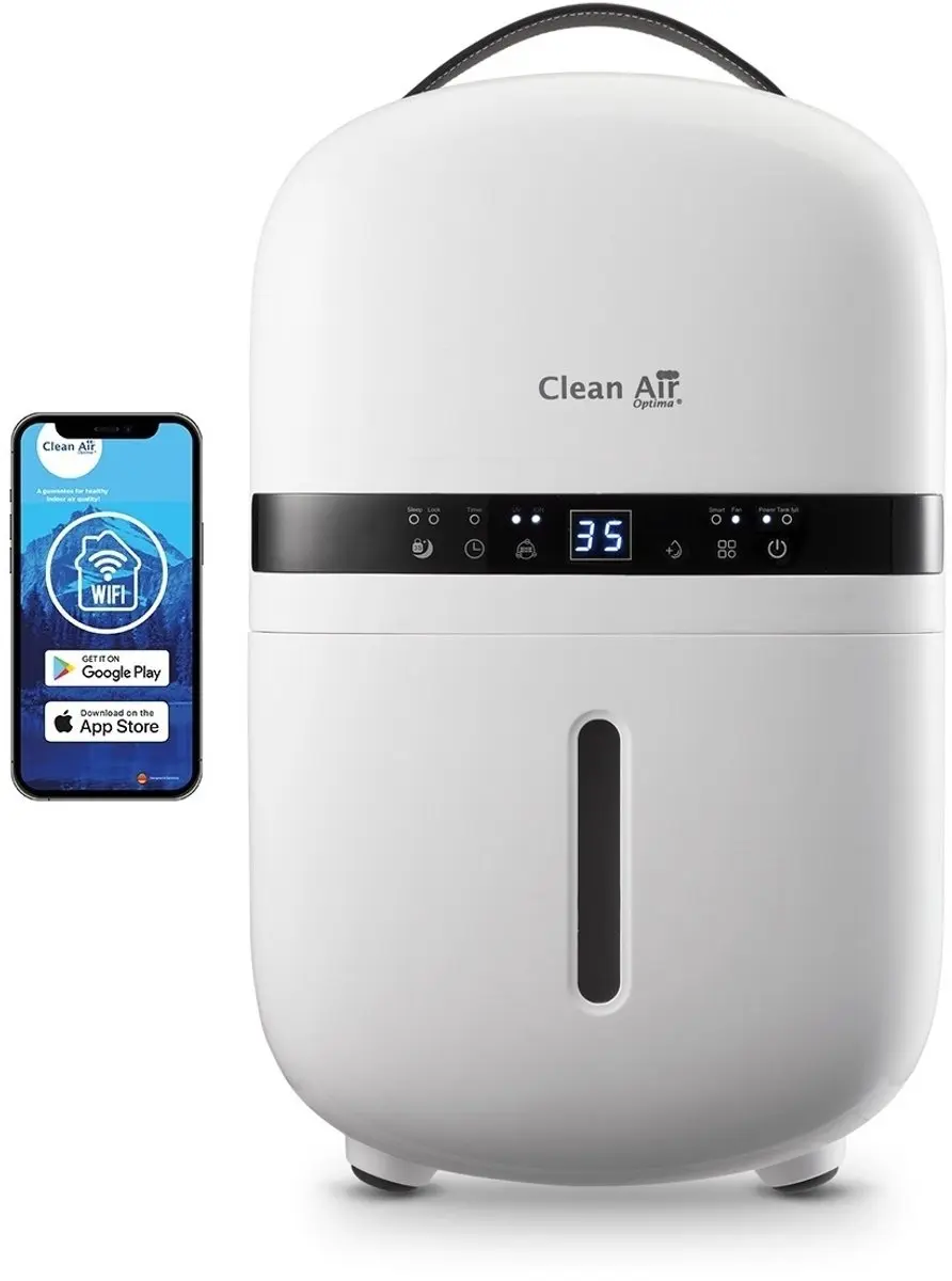 Clean Air Optima CA-702 Smart Luchtontvochtiger & Luchtreiniger 6.5L