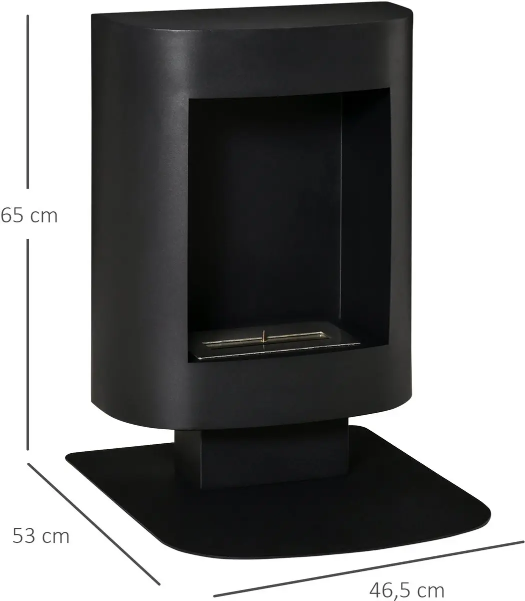 Homcom Ethanol Haard 820-209 - 6800W - Zwart