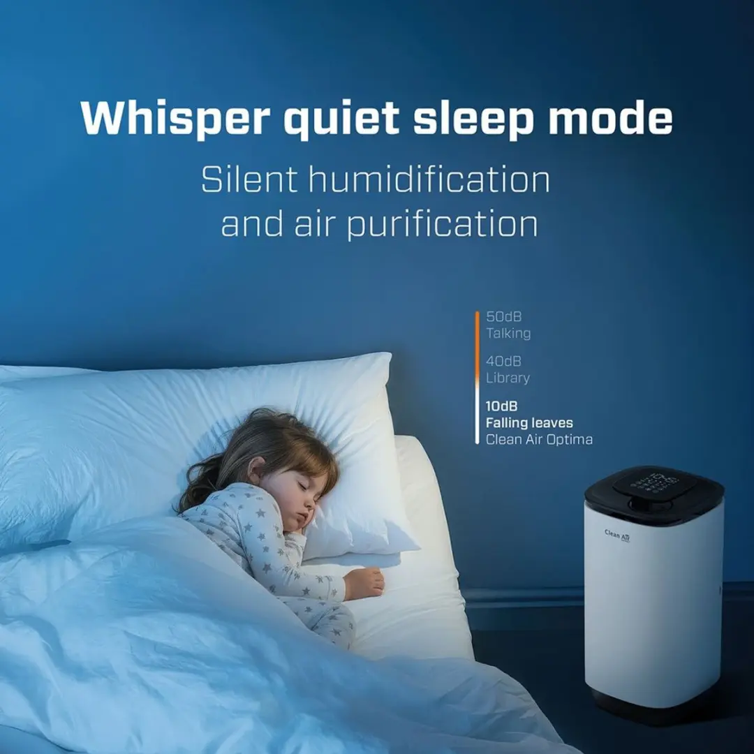 Clean Air Optima CA-808 Smart Luchtbevochtiger 8L - Wit/Zwart