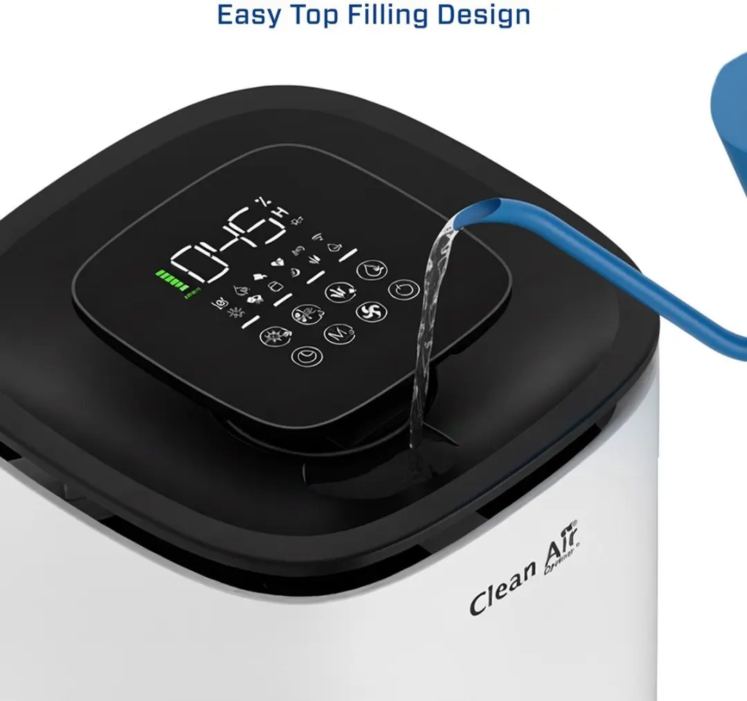 Clean Air Optima CA-808 Smart Luchtbevochtiger 8L - Wit/Zwart