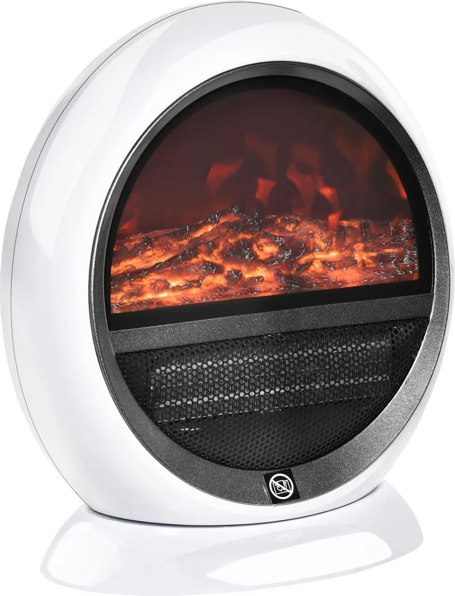 Homcom Vrijstaand Elektrische Haard 1500W 820-221V90