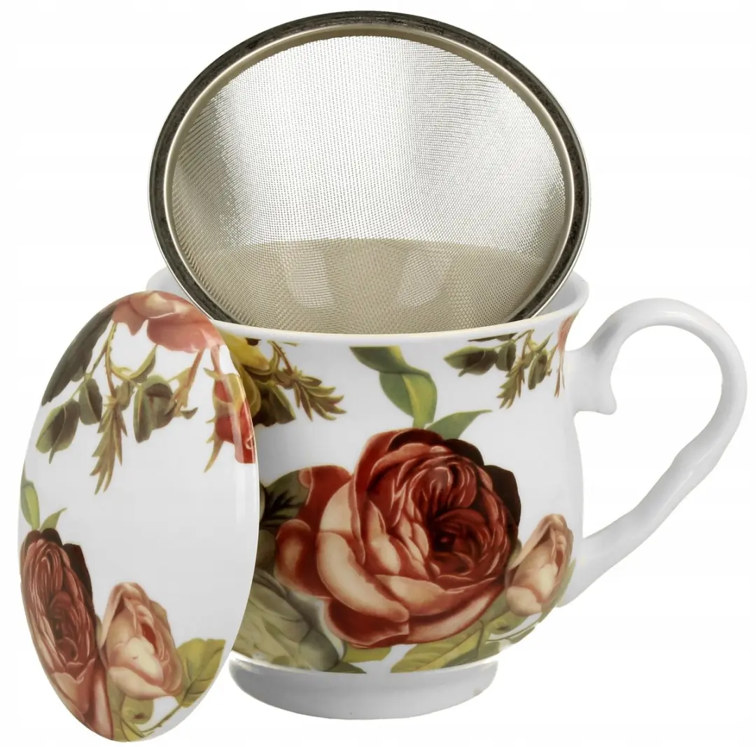 Duo Retro Mok Kasandra Bone China Porselein 530ml - Multicolor