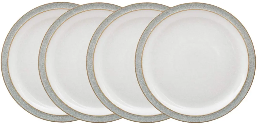 Denby 380048904 bord, steengoed, grijs