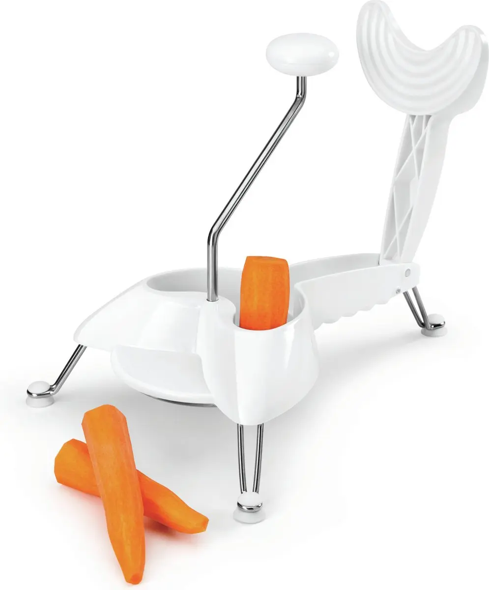 Metaltex Groentesnijder 251620 - 3 Roestvrijstalen Raspen - Wit