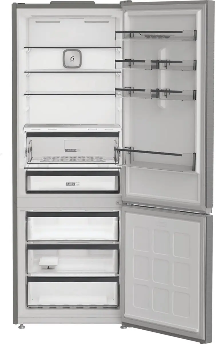 Whirlpool WHK2 6493 X5E Combi-koelkast 490L - Vrijstaand - Roestvrijstaal