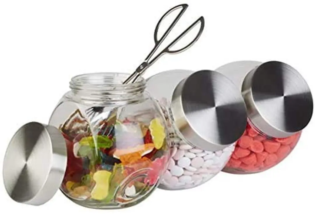 APS Voorraadpot Glas 1L - Transparant - 2 Stuks - afbeelding 6 van 6