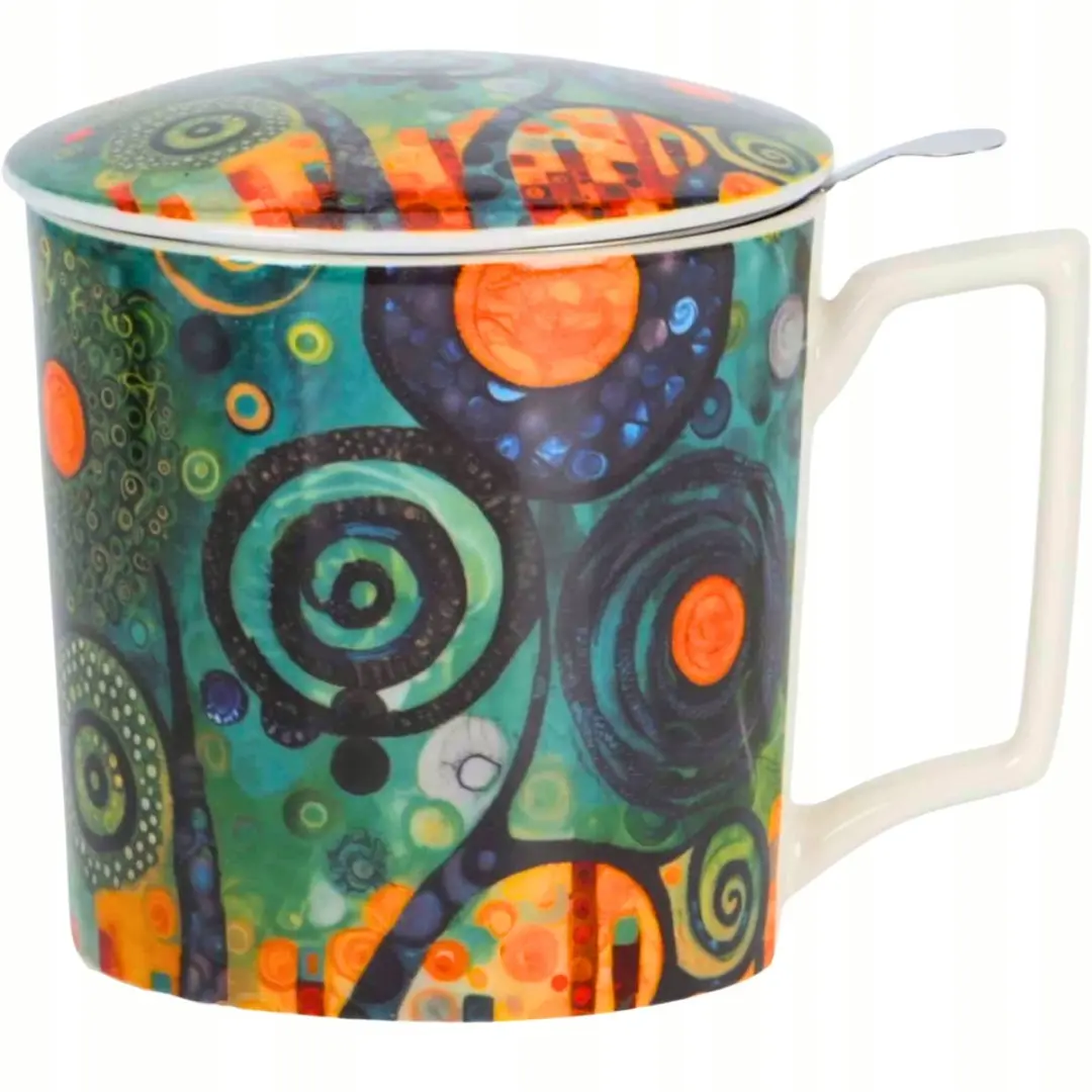 Duo Porseleinen Theemok 450ml - Multicolor