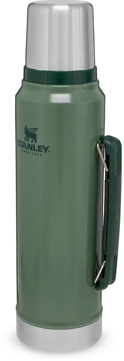 Stanley Classic Legendary Thermosfles 1L - Hammertone Groen