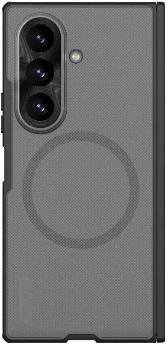 Nillkin Frosted Shield Hoesje Zwart - MagSafe/Qi2 voor Galaxy Z Fold8 Ultra