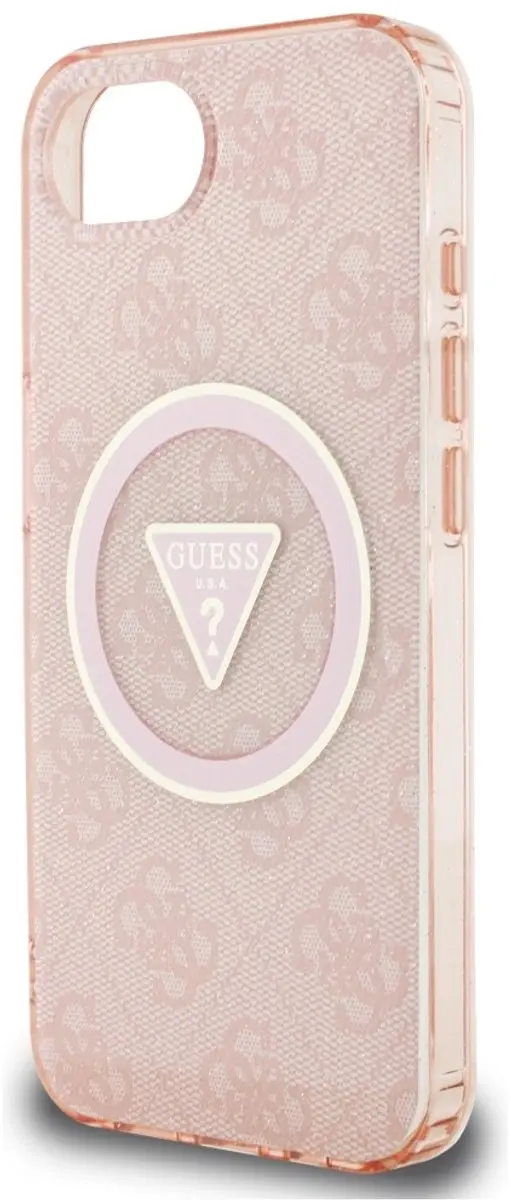 GUESS MagSafe Hoesje iPhone 16 - Roze - GUE4579