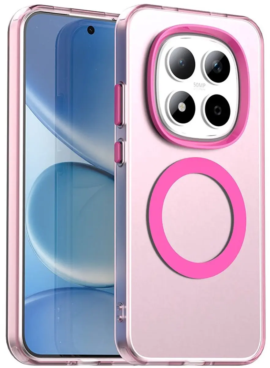 MagSafe Compatibel Backcover Hoesje Geschikt voor Xiaomi Redmi Note 15 Pro 5G